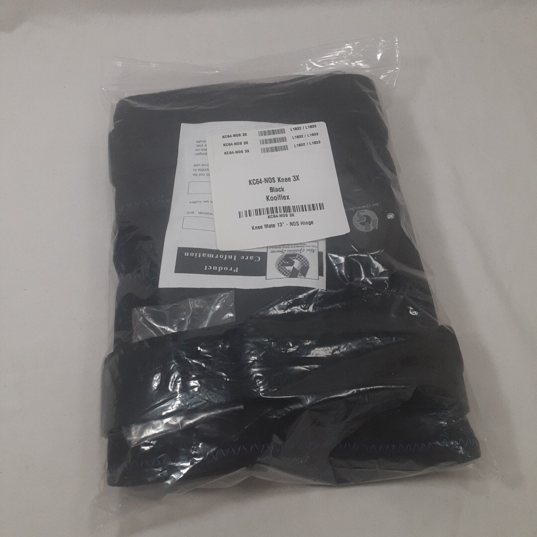 Knee Brace New Options Sports Knee Brace KC64-NOS XXXL Kool flex Black NEW!