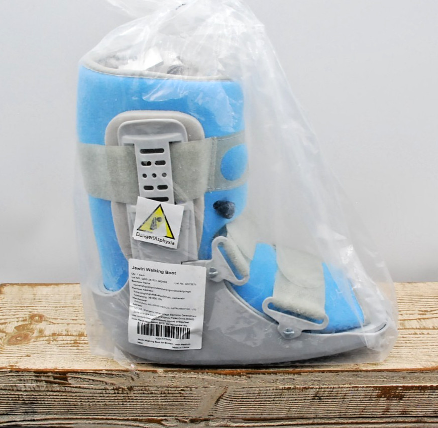 Jewlri Walking Boot for Broken Foot, Air Cam Walker Boot Size M