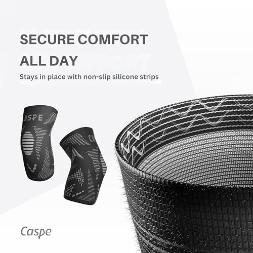 2 Pack Elbow Compression Sleeves for Pain Relief – Tennis, Golf, Weightlifting S