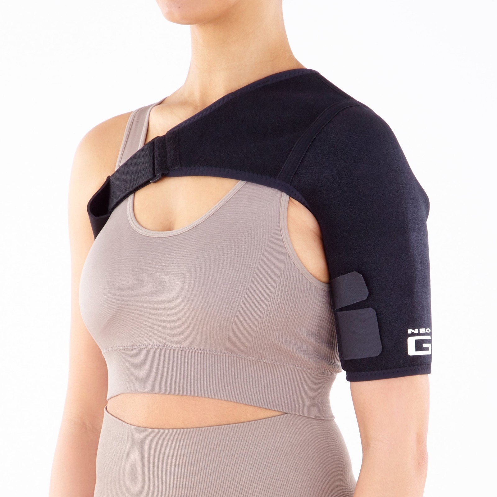 Neo G Easy-Fit Adjustable Neoprene Shoulder Support Brace, One Size FSA/HSA