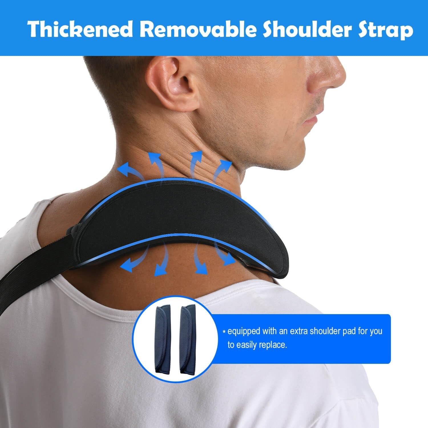 Fotgok Mesh Arm Sling for Showering Breathable Shoulder Brace for Shoulder Elbow