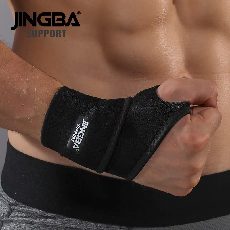JINGBA SUPPORT 1 PCS Adjustable Bandage Weightlifting Sport Wristband Support Ha