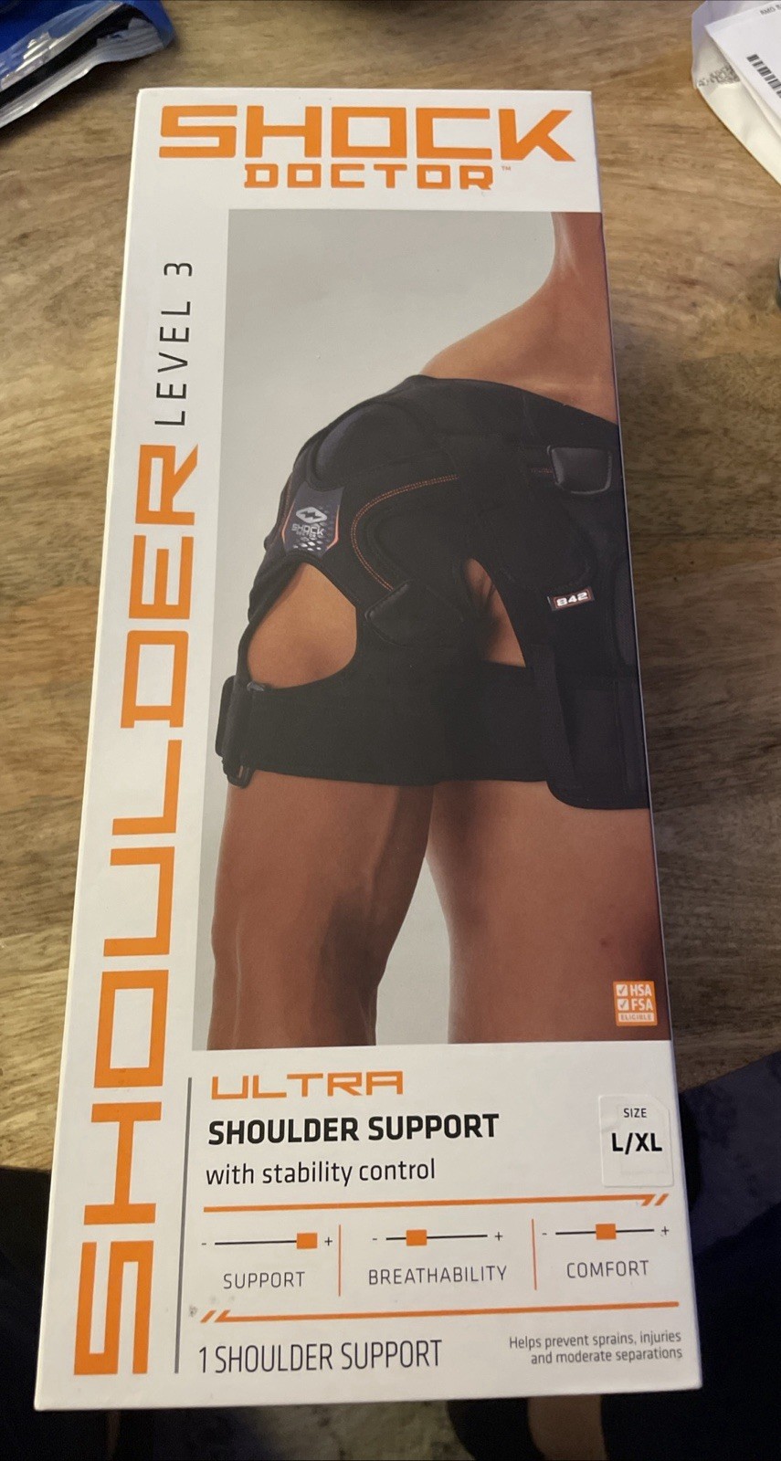 Shock Doctor level 3 Ultra Shoulder Support/ Stability Support size L/XL 38”-46″