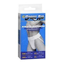 Athletic SUPPORTR WHT SPORTAID Size: SML