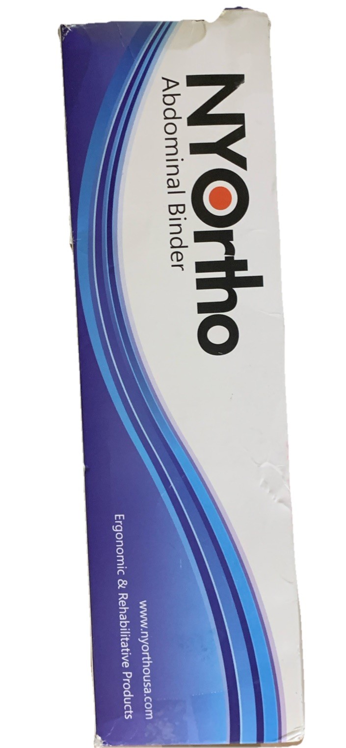 NYOrtho Abdominal Binder 8100-7590 Waist Support Belt height 9”H 75-90