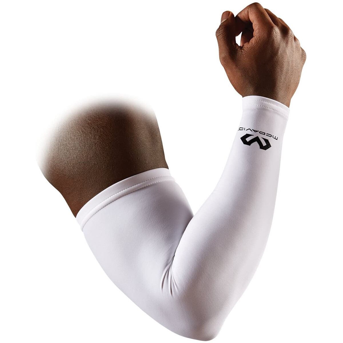 McDavid Adult Compression Arm Sleeve – White