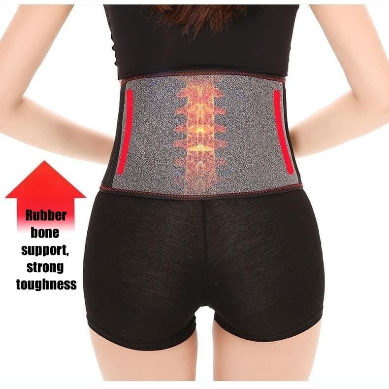 Self Heating Lower Back Brace for Men Women Magnetic Therapy Lumbar one size
