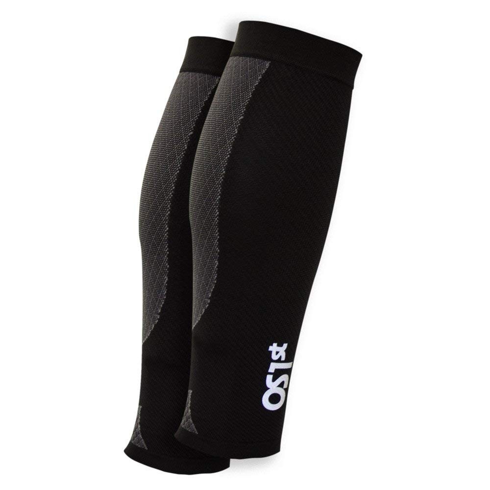 OS1st CS6 Medium Black Calf Compression Sleeves for Pain Cramping Relief