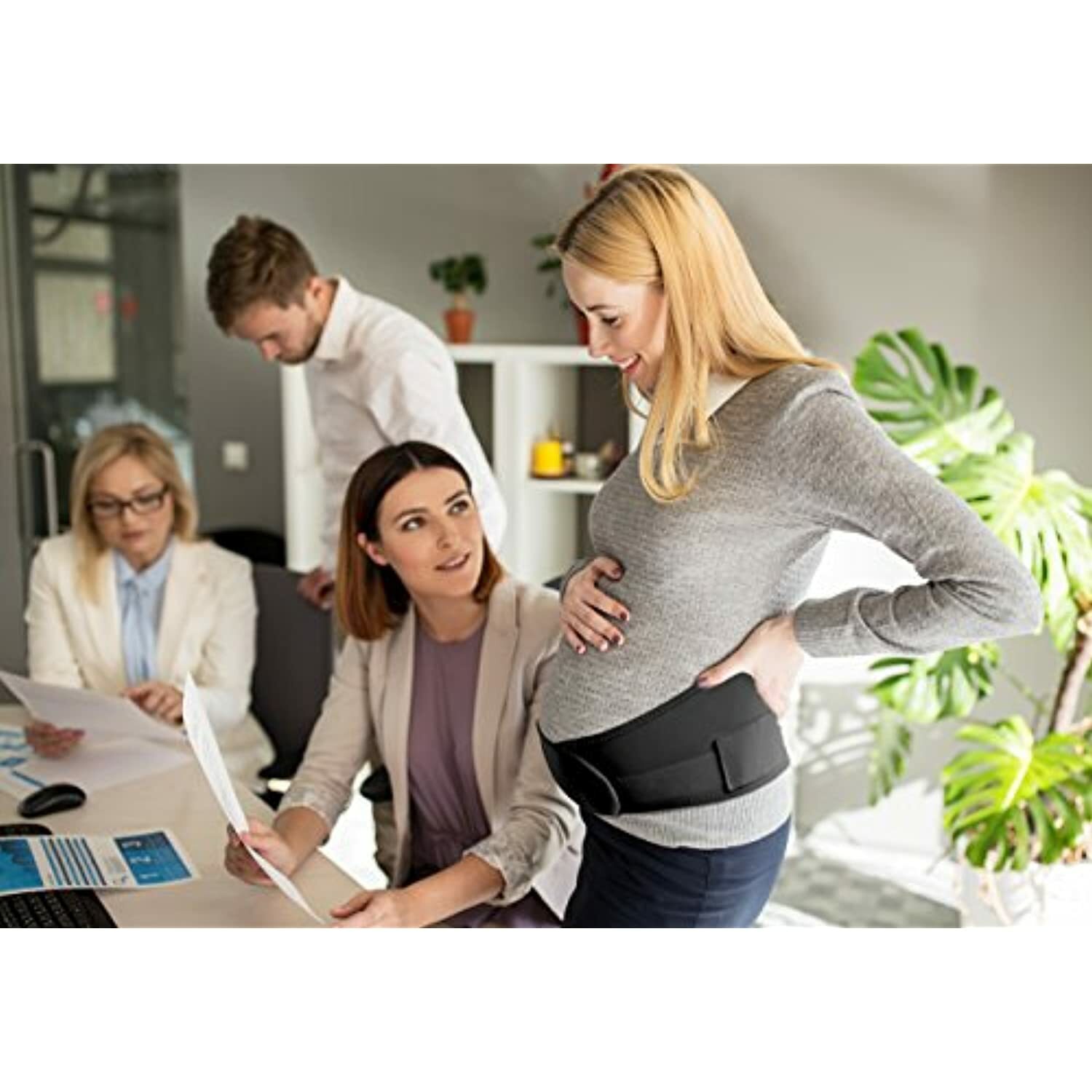 Maternity Belt Adjustable Pelvic Back Support Pregnancy Abdominal Binder for
