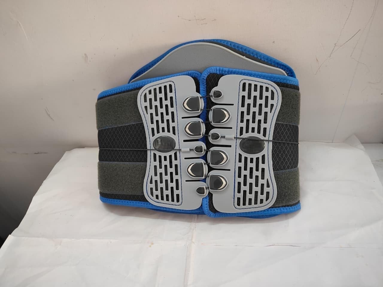 Lumbo Lacepull Brace, Grey, Universal Size,(1 Unit) Excellent Fitting