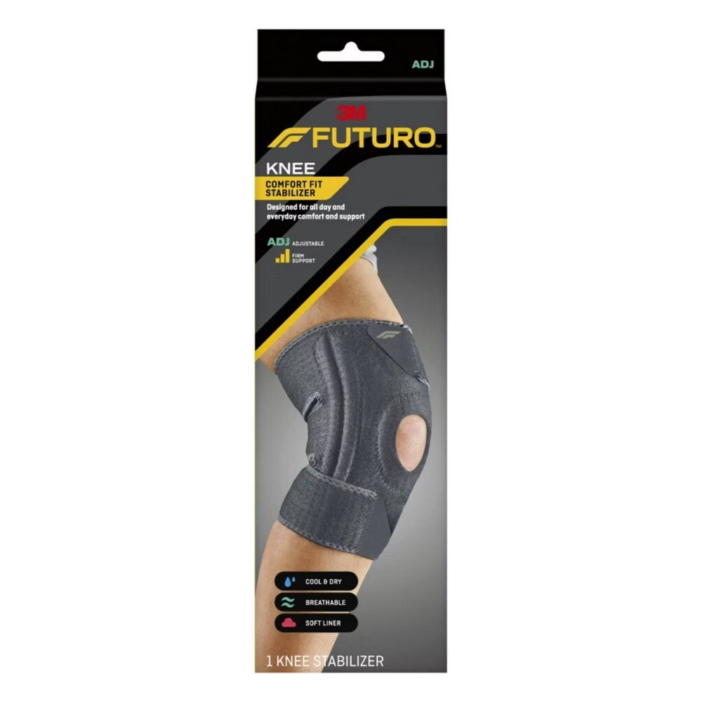 Comfort Fit Knee Stabilizer, Adjustable Knee Brace – 1pk