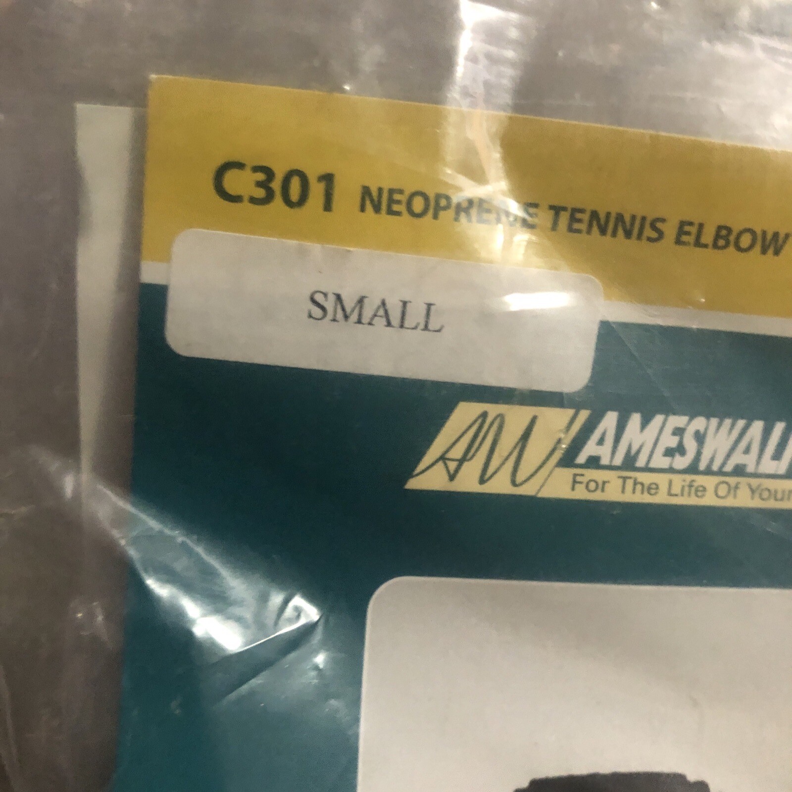 Ames Walker C301 Neoprene Tennis Elbow Strap With Pressure Pad New Sealed