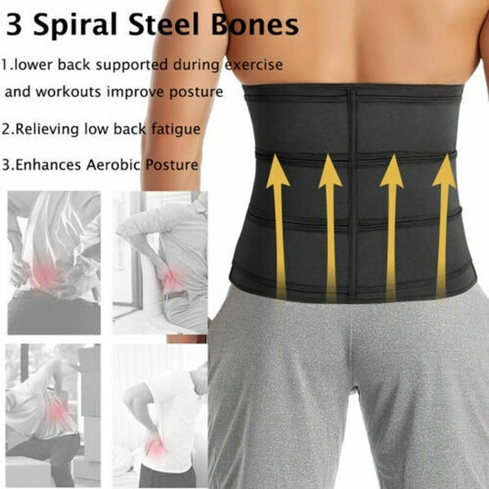 Surgical Abdominal Binder Hernia Support Wrap Belly Band Abdominal Belt S-XXXL