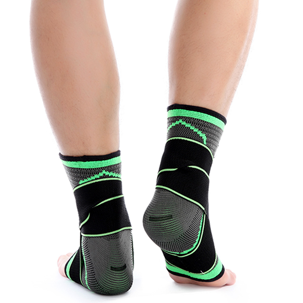 Ankle Braces Strap Sleeves Support 3D Weave Elastic Bandage Foot Protective Gear