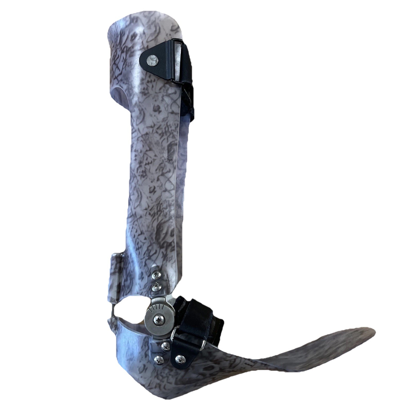 AFO Molded Hinged Left Brace Support Orthosis ANKLE Foot Small Adult