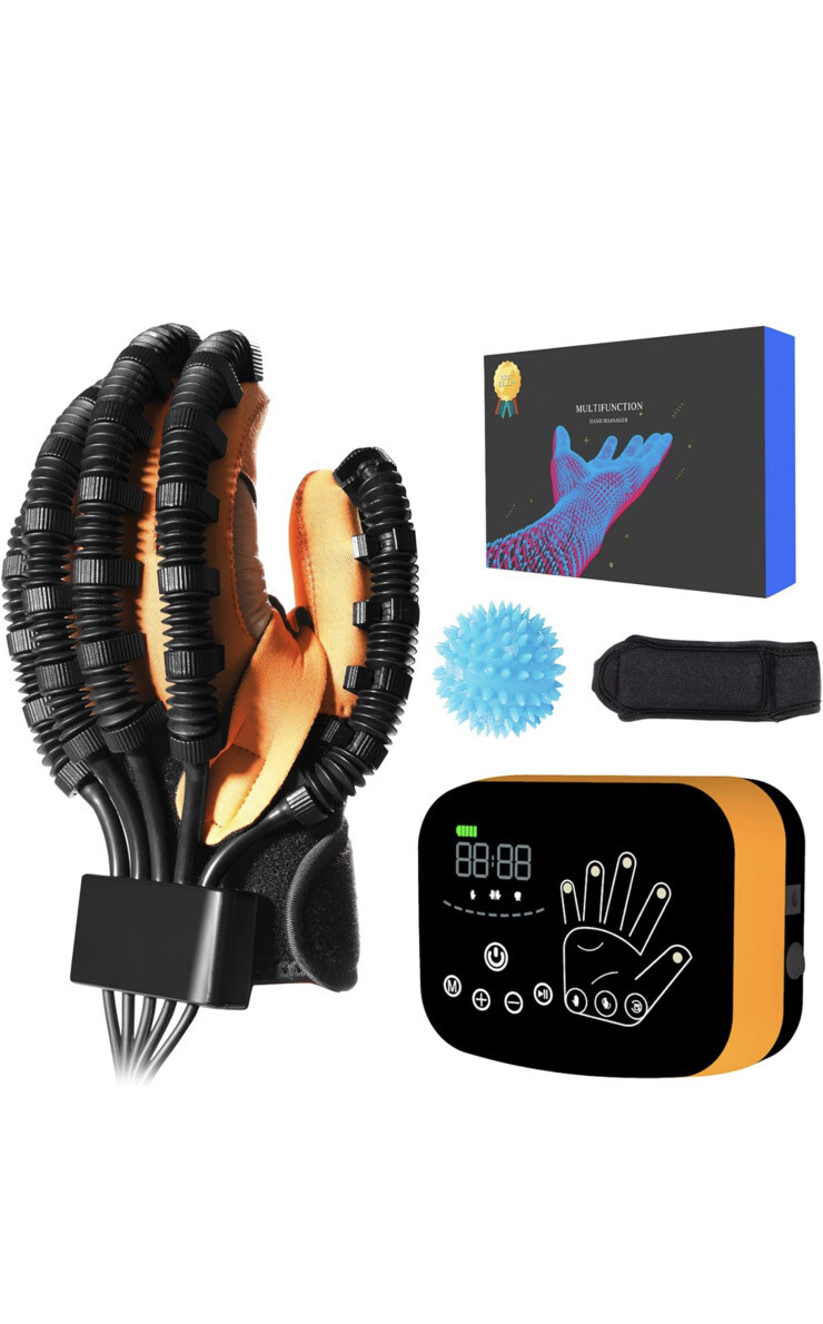 Upgraded Hand Function Rehabilitation Robot Gloves for Stroke Hemiplegia Trainer