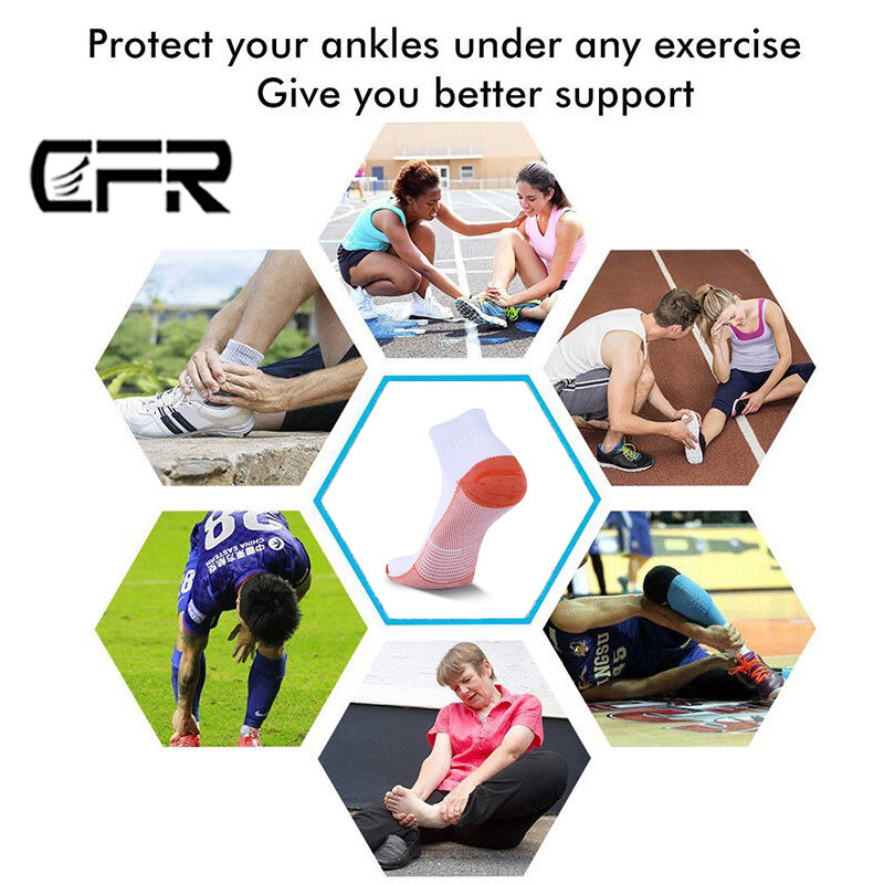 Copper Compression Socks Arthritis Sports Gym Pain Relief Ankle Warmth Unisex US