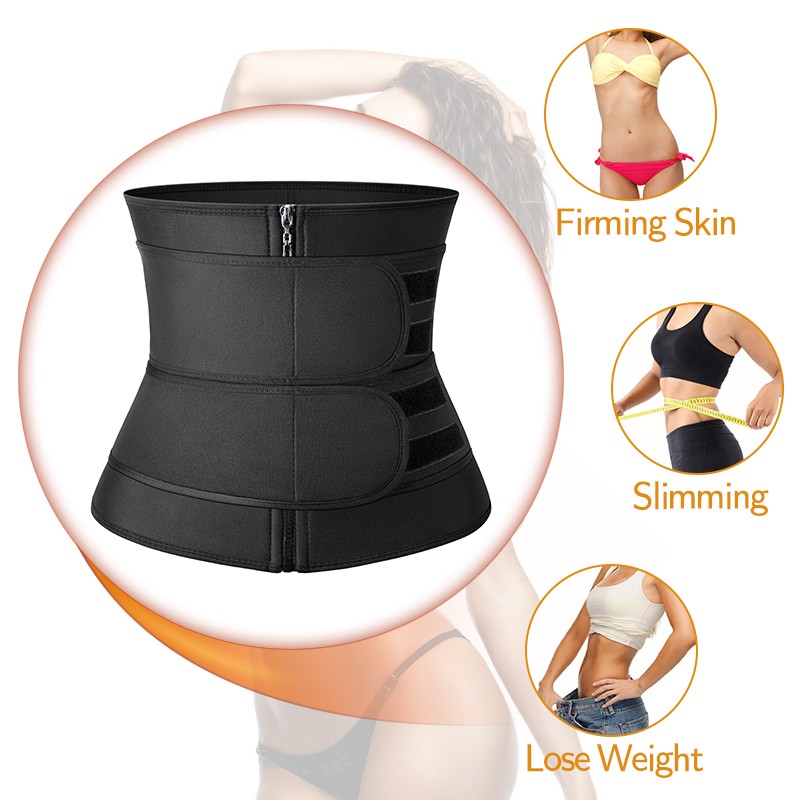 Mens Neoprene Sweat Belt Fat Burner Tummy Control Body Shaper Waist Trainer Gym