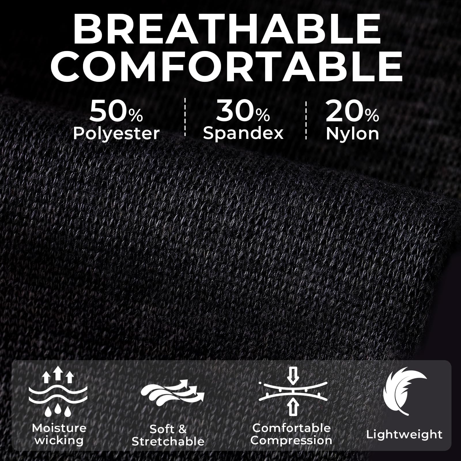 NeoTech Care Calf Compression Sleeve for Calves Large (Pack of 1), Black
