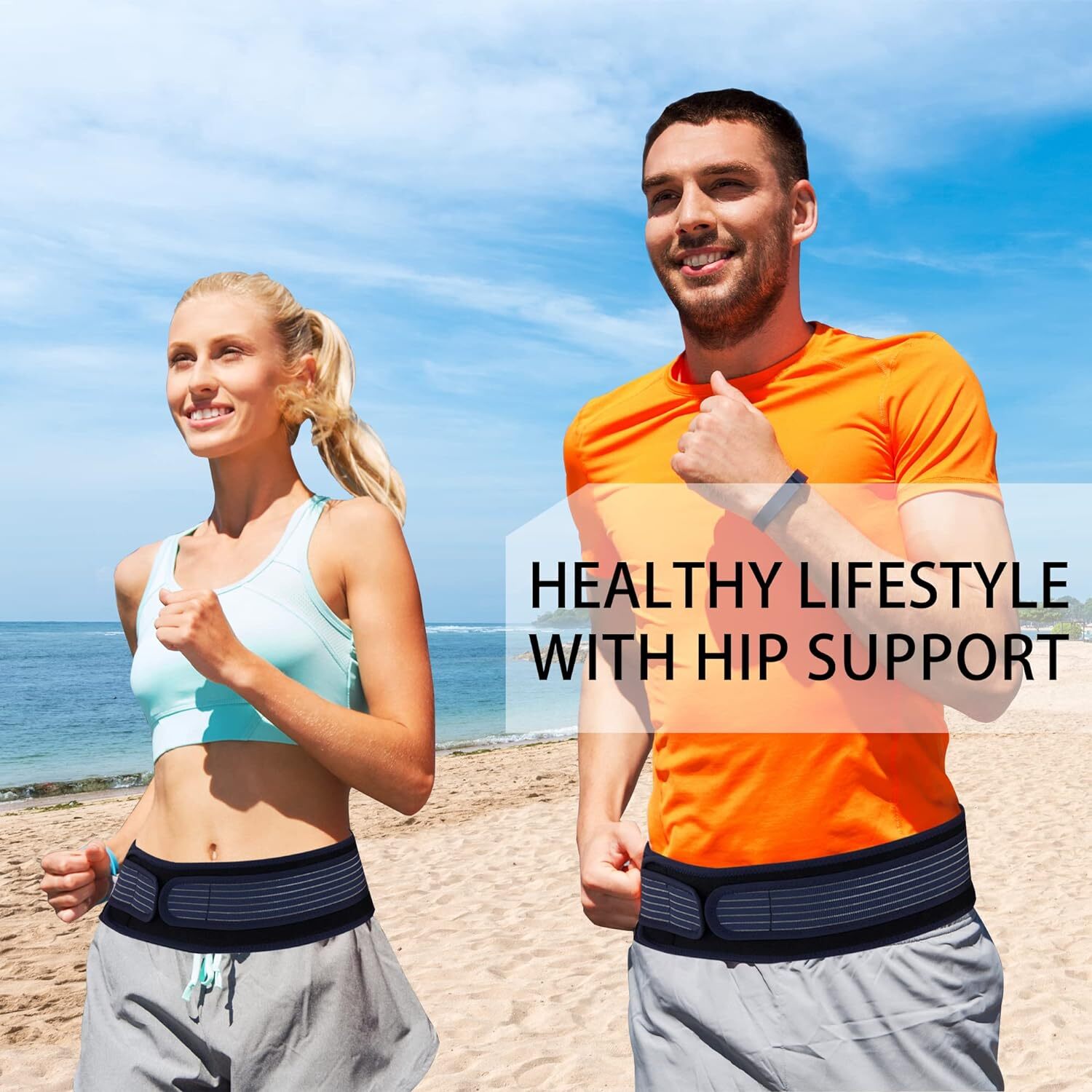 Sciatica Pelvis Lumbar Hip Pain Relief Lower Back Support Brace Men and Women
