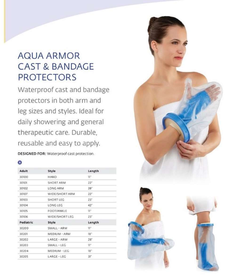 DJO Bell-Horn Aqua Armor Cast And Bandage Protector Pediatric Small Leg 11″ (302