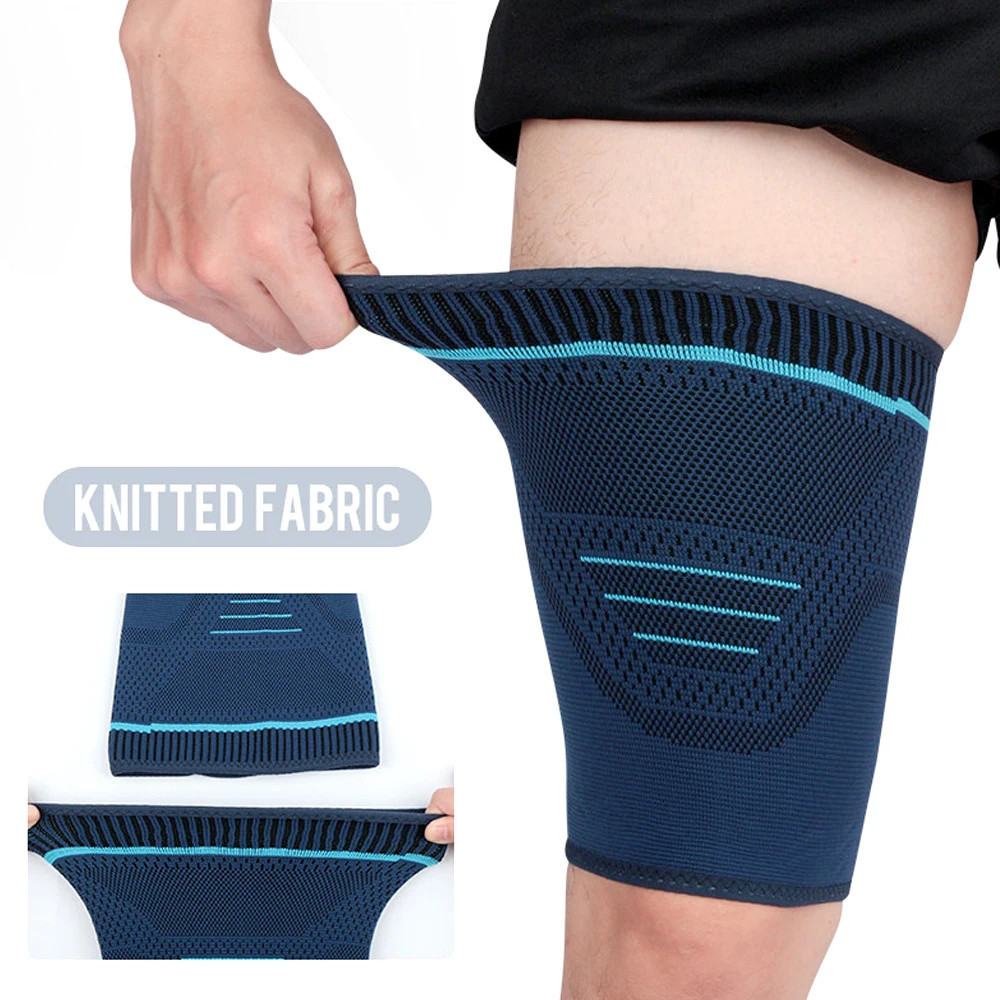 1PCS Thigh Compression Sleeves – Quad & Hamstring Support for Men & Women – Brea