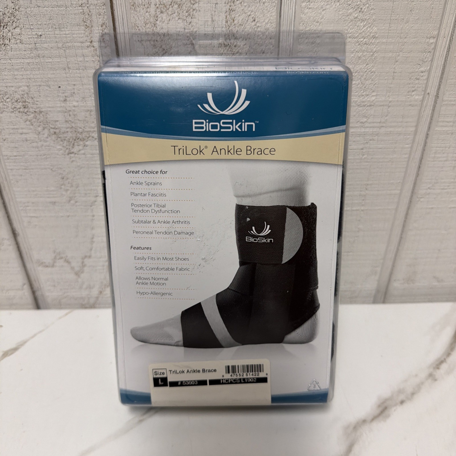 BioSkin Trilok Ankle Brace Large