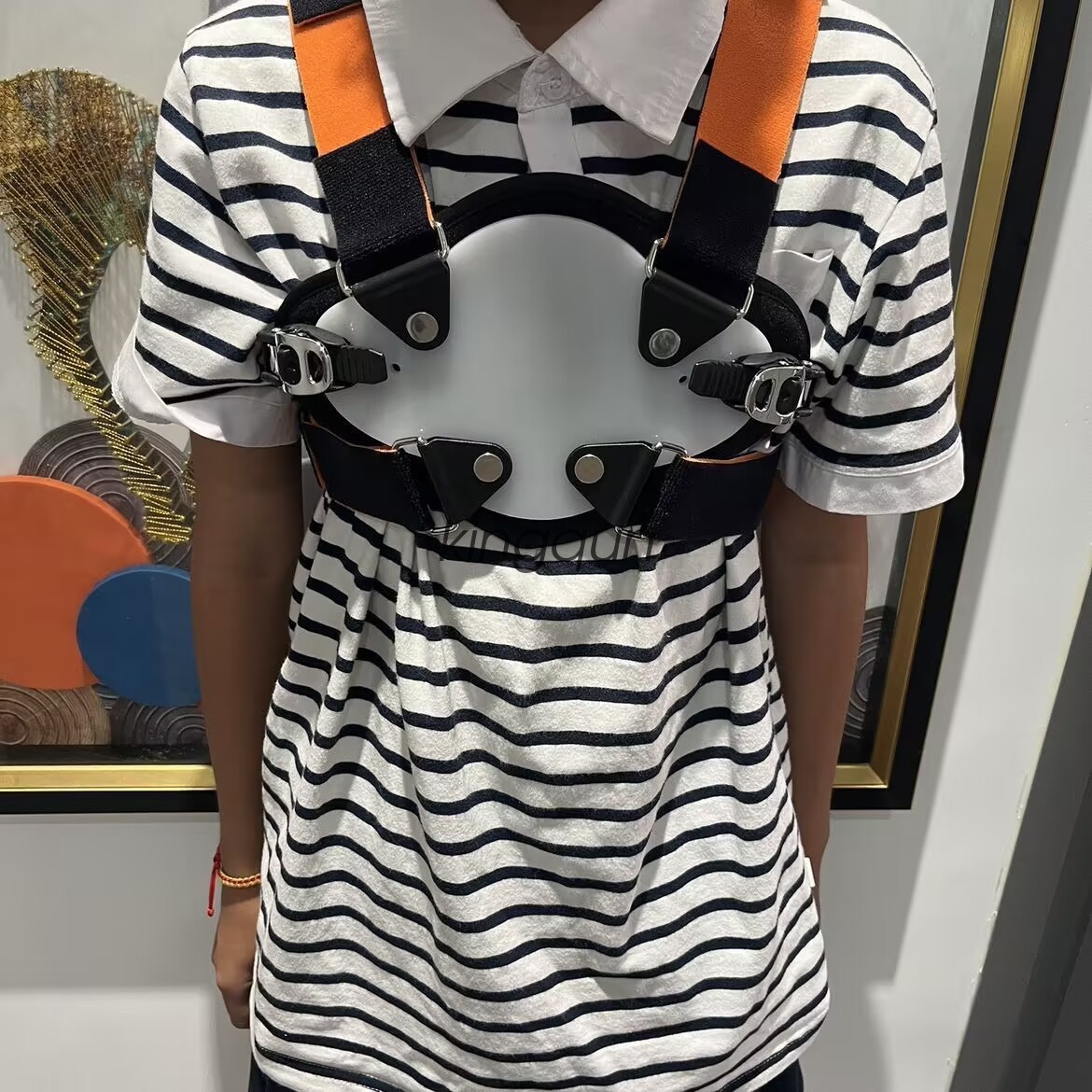 Upgraded Kids Pectus Carinatum Chest Brace Adjustable Support with Extra Straps
