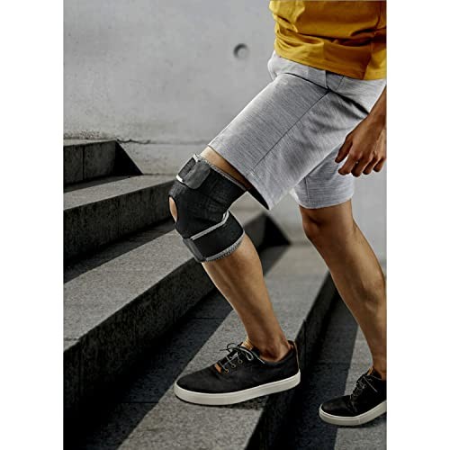 ACE Brand Adjustable Compression Knee Support, 1 Count (Pack of 1), Black
