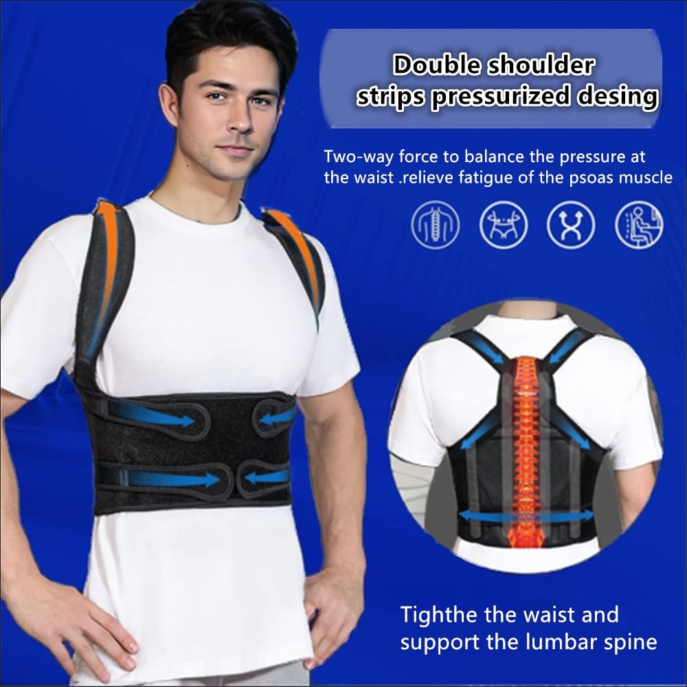 LAROTSUBA Back Brace for Women and Men,Shoulder Small, Black