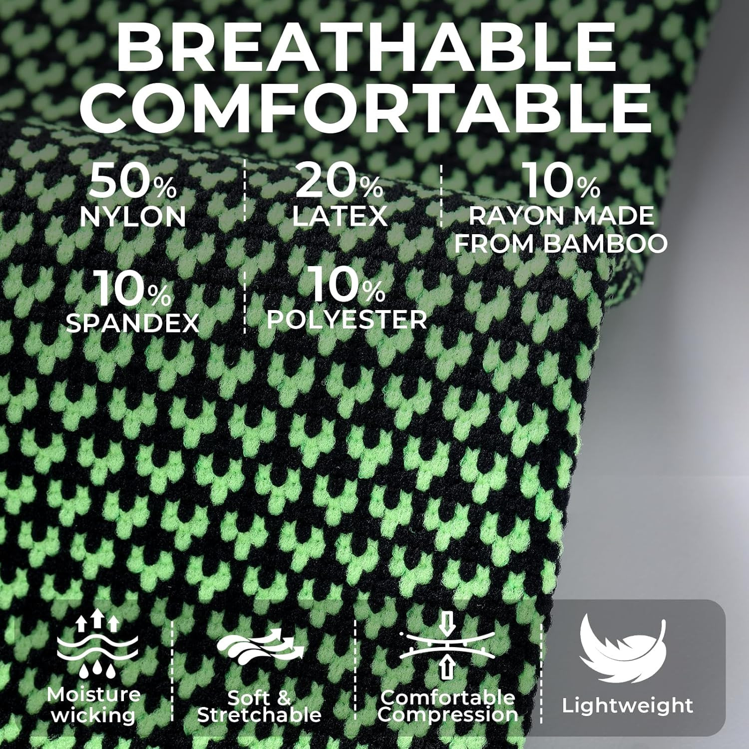Elbow Support Brace – Breathable – Men, Women, Right or Left (Green Color, Size
