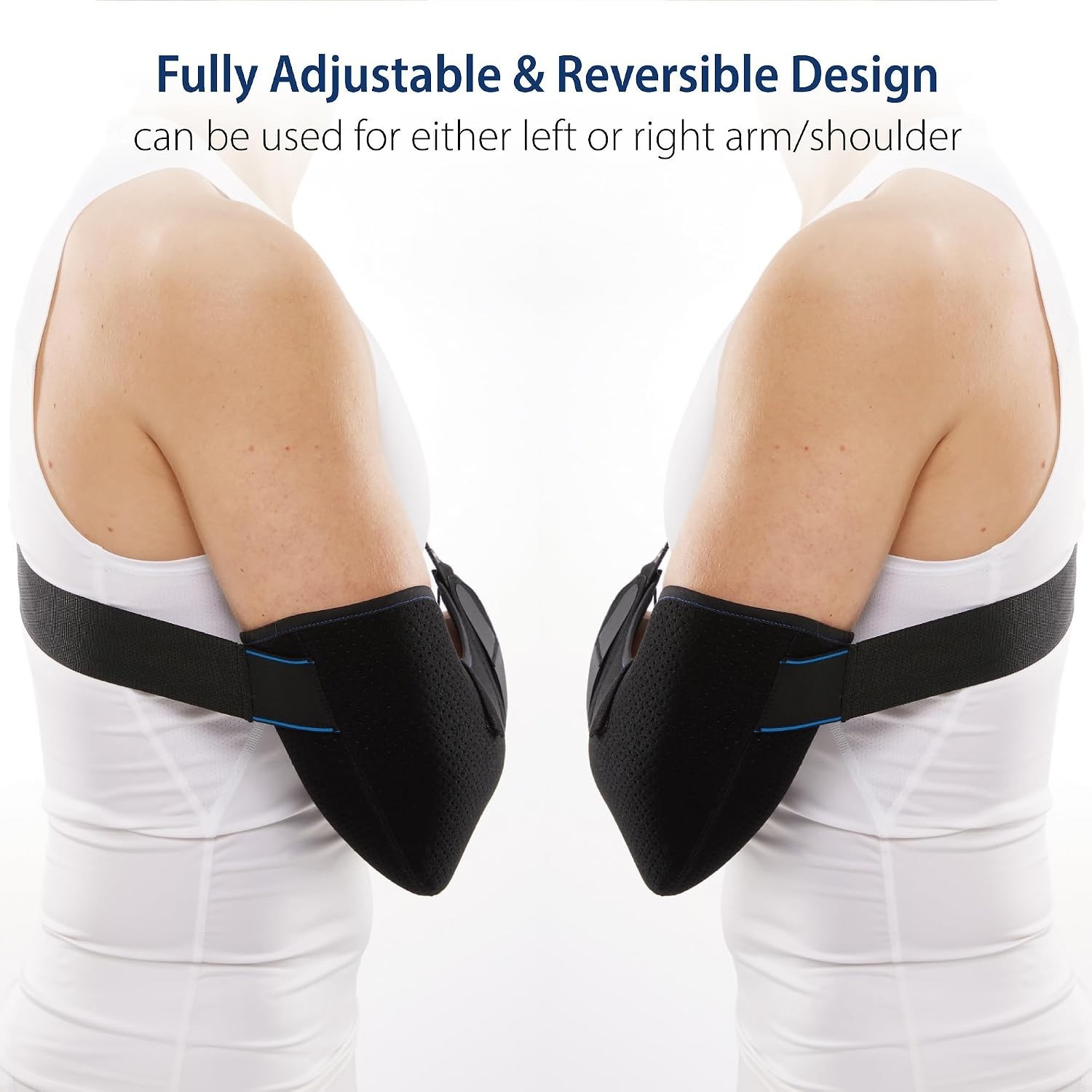 Pain Relief Shoulder Immobilizer Sling – Adjustable Medium Size for Recovery