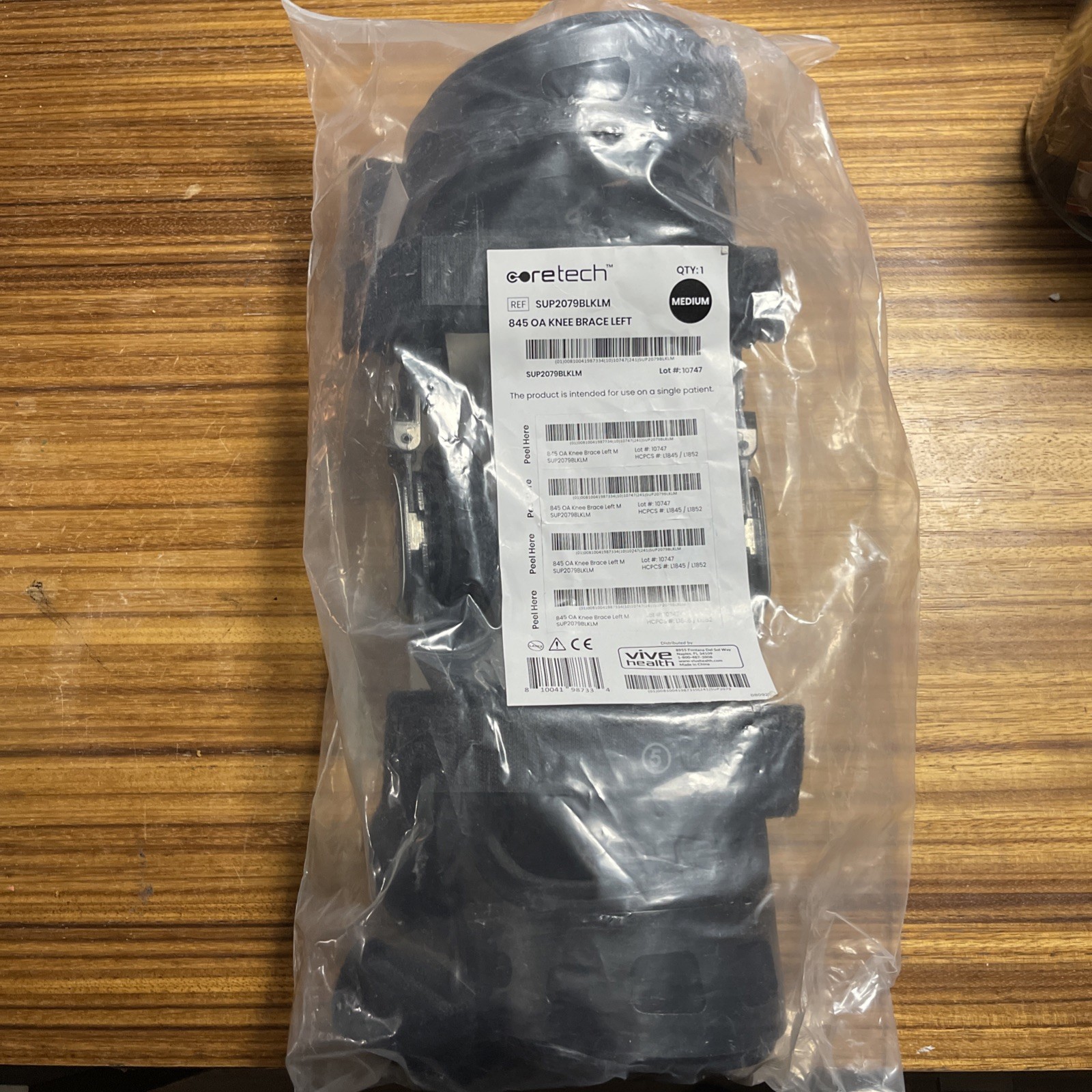 Coretech 845 OA Knee Brace Left Med. BRAND NEW