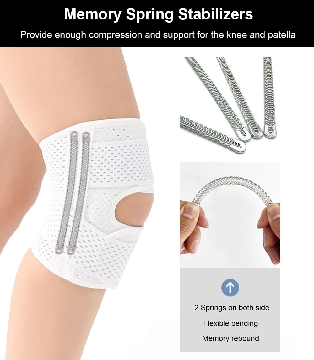 Knee Braces for Women Men Pain ACL MCL Large, Black-Left