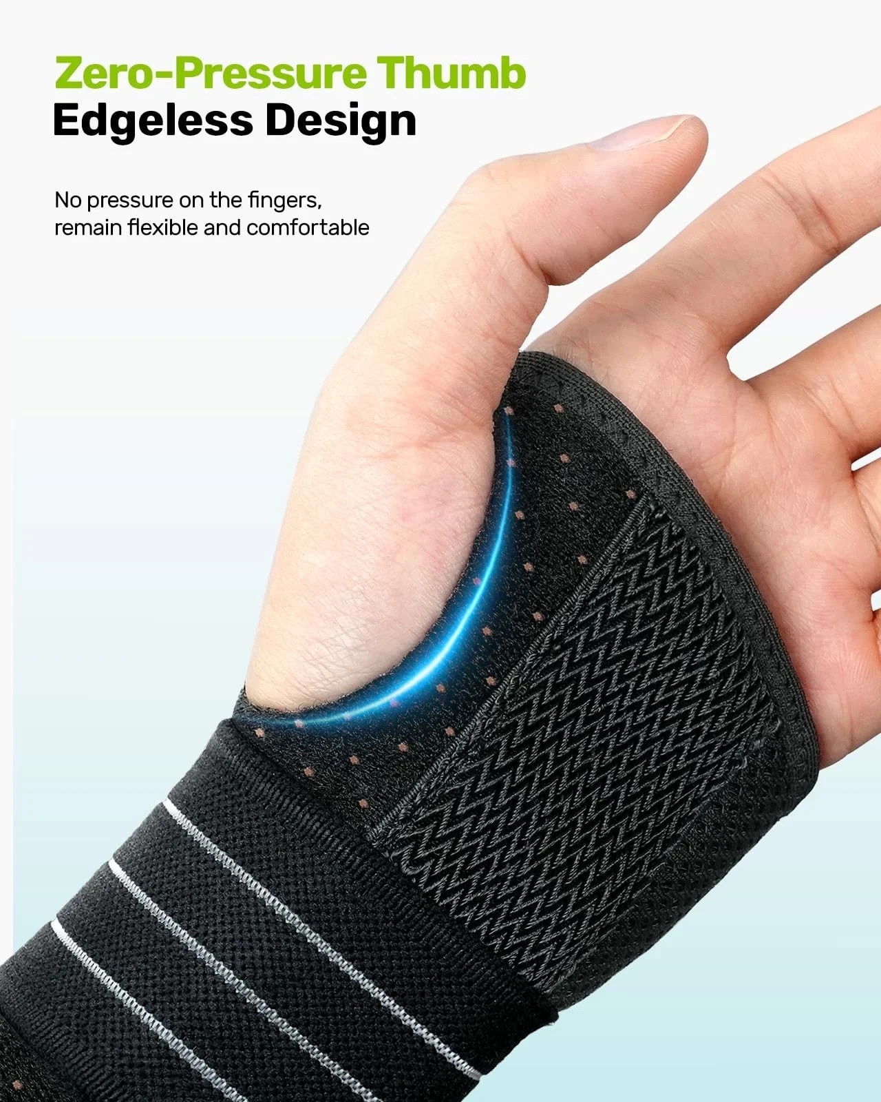Rakiie Carpal Tunnel Wrist Brace, Adjustable Night Wrist Support with 3 Metal…