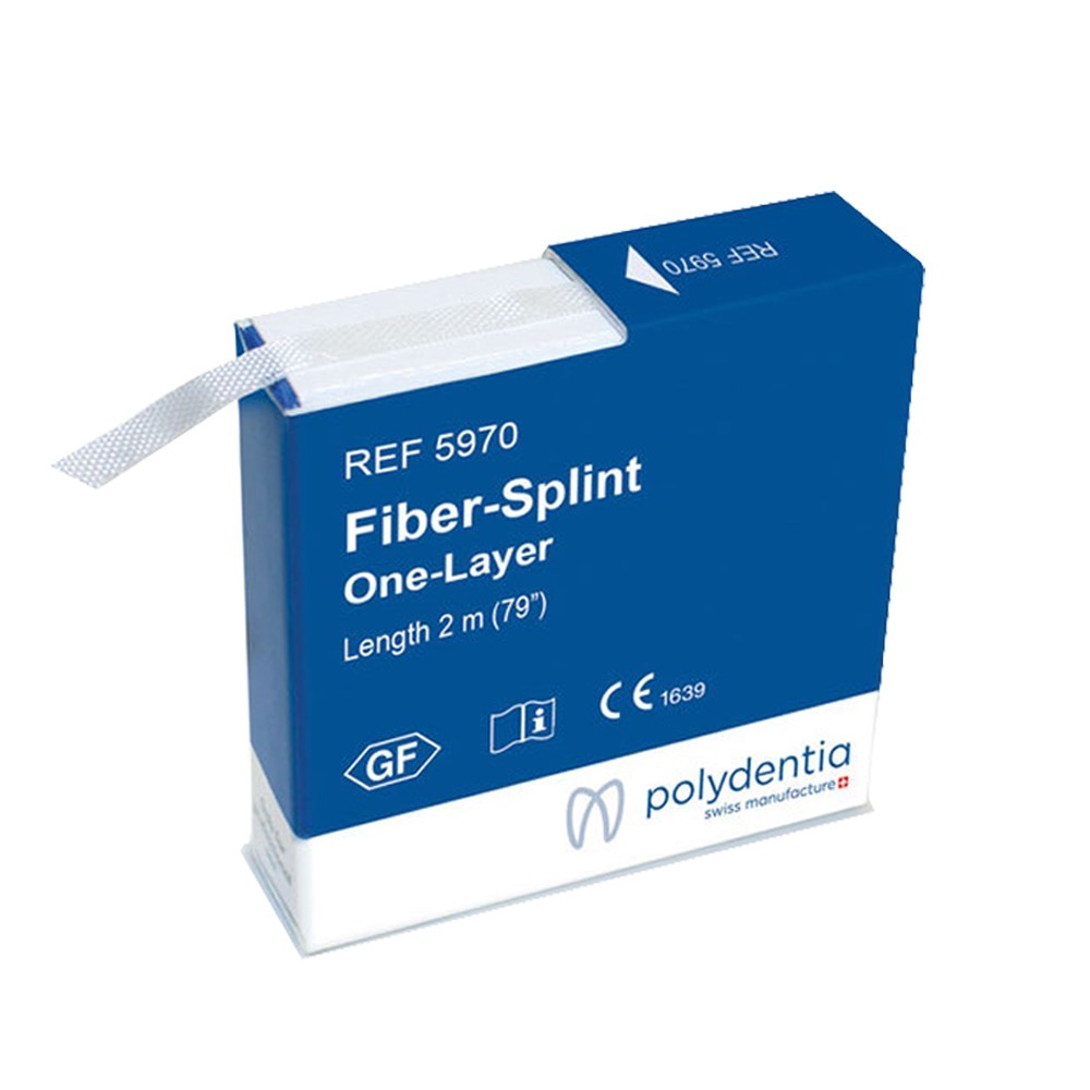 Polydentia Fiber-Splint With Clips All Size