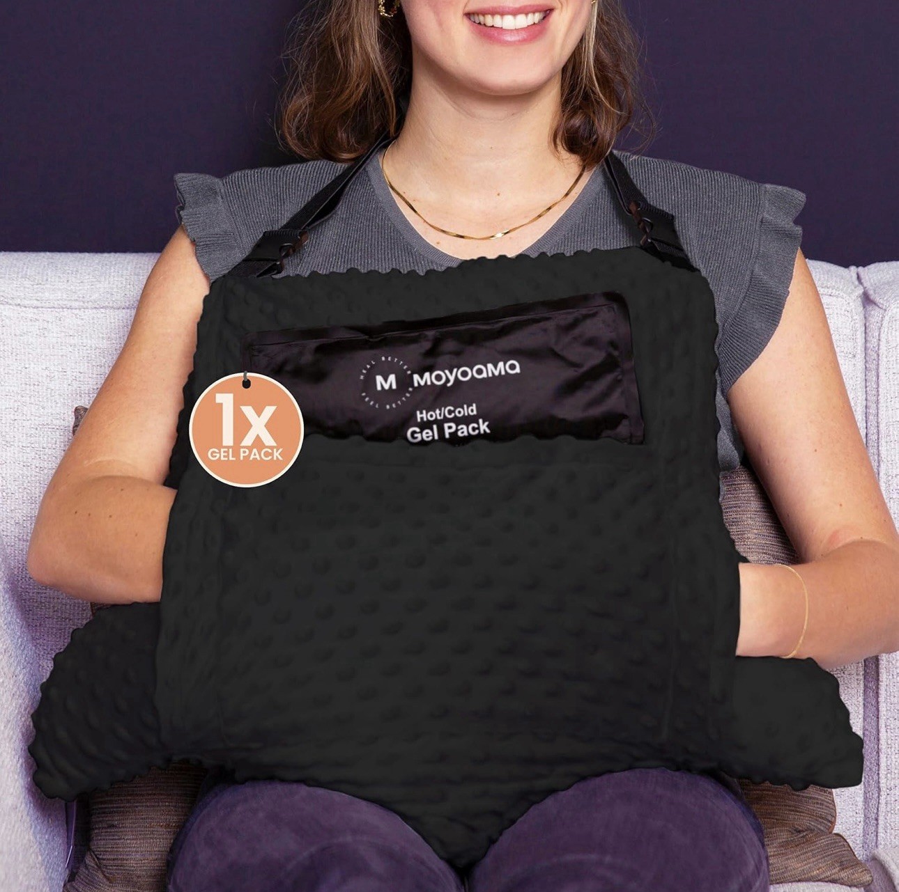 SALE Moyoama Hysterectomy Pillow, Black Post Surgery Recovery Abdominal Surgery