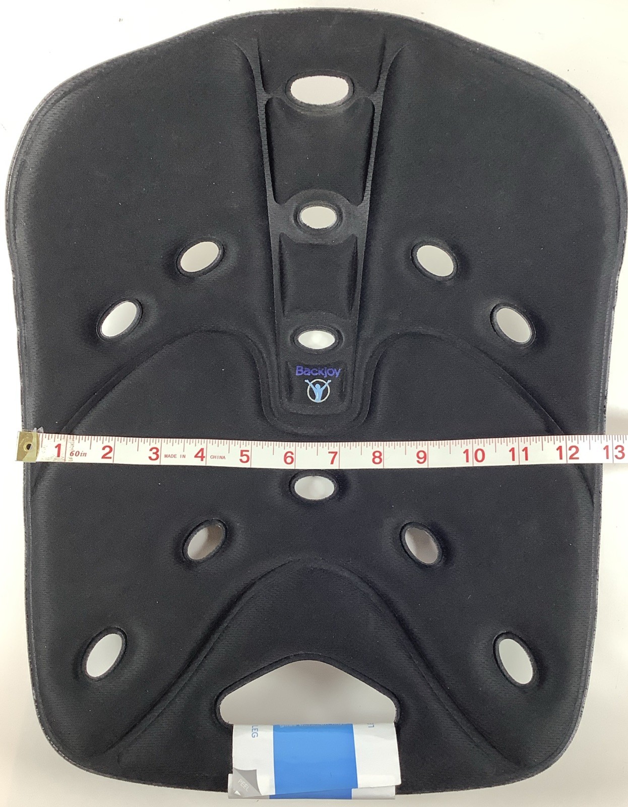 Backjoy Relief Posture Padded Helper Lower Back Pain Support Seat Black