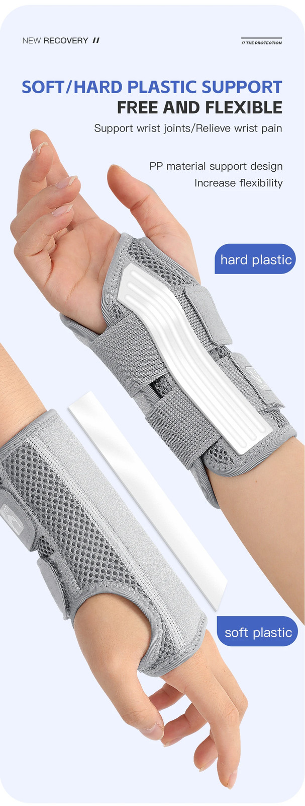 Wrist Brace for Carpal Tunnel Support Brace with Splints Hand Support