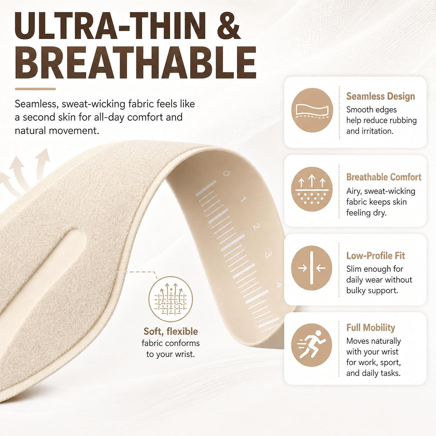 Wrist Brace Ulnar Wrist Pain & Cartilage Injury Wrist Wrap Cushioned One Size