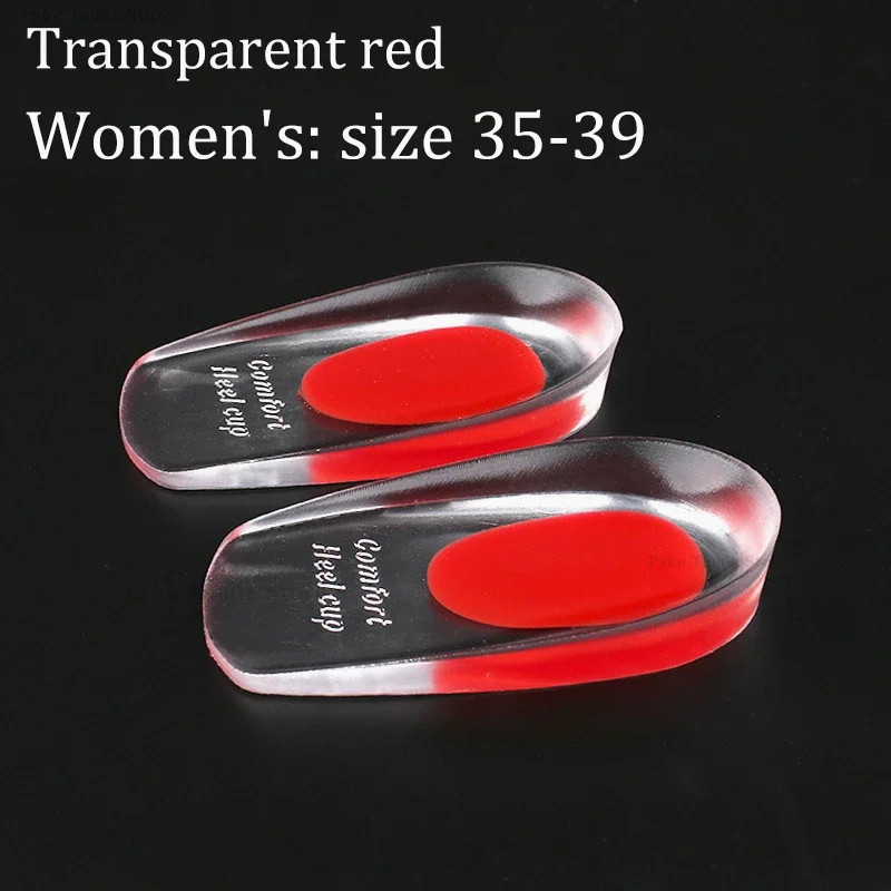 Silicone Heel Pad Gel Soft Insole Sports Shock Absorbing Shoe Pad Bone Spurs Pai