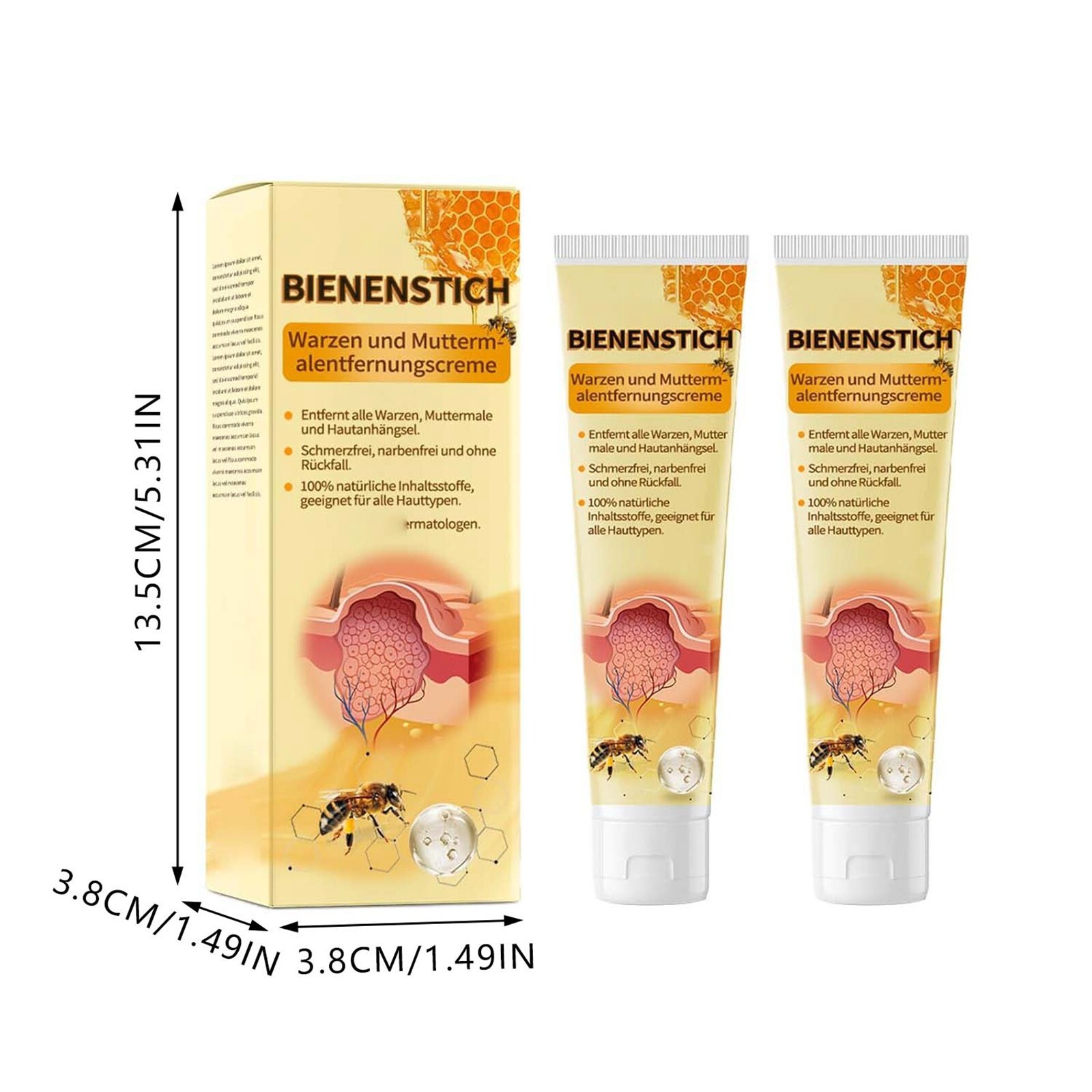 ZOENCGZ Bee Venom Pro-Grade Gel Repair Cream Hydrating Moisturizing Men&Women