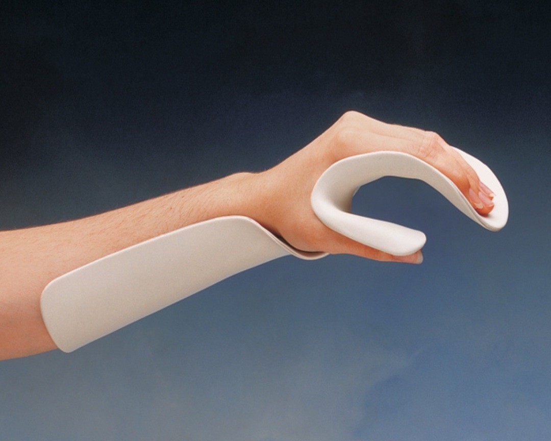 LEFT Hand Resting Wrist Splint Brace Thumb Immobilizer With Straps Adjustable