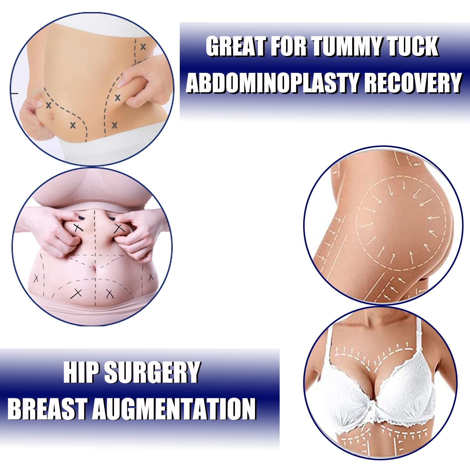 3 Pack Lipo Foam Ab Board Post Surgery Liposuction Abdominal Compression Boar…