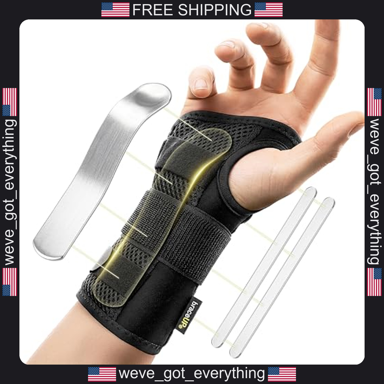 Wrist Brace Support for Carpal Tunnel Tendonitis Arthritis Relief