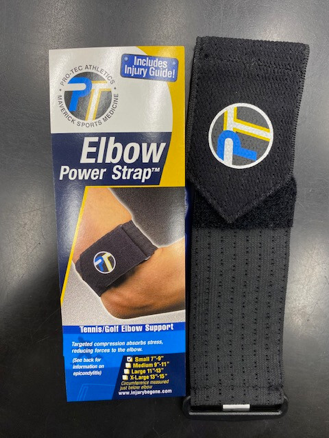 Tennis Elbow Brace Power Strap for Tendonitis, Forearm Brace Support Band Sm & M