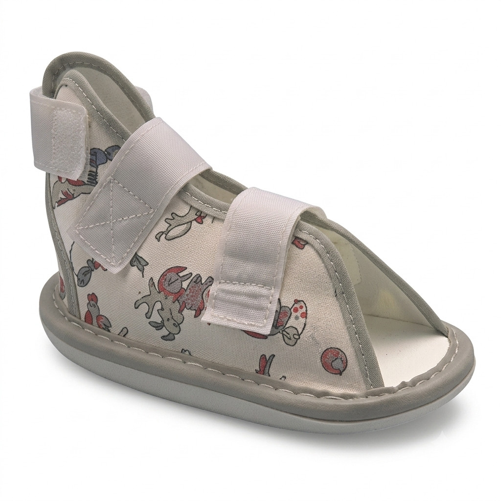 Pediatric Cast Shoe With a Strap Contact Closure – 1 Pc only (not pair)