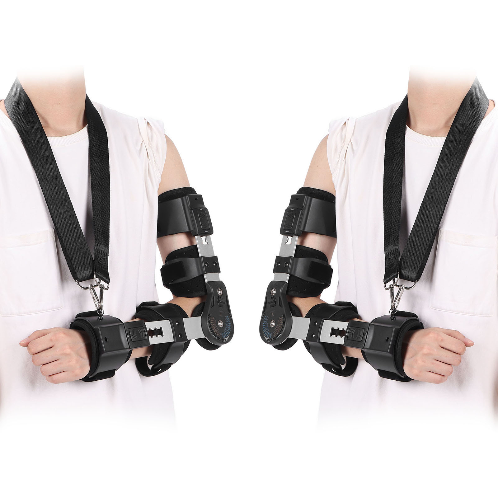 Elbow Support Brace Adjustable Arm Injury Recovery Elbow Brace Stabilizer Wi