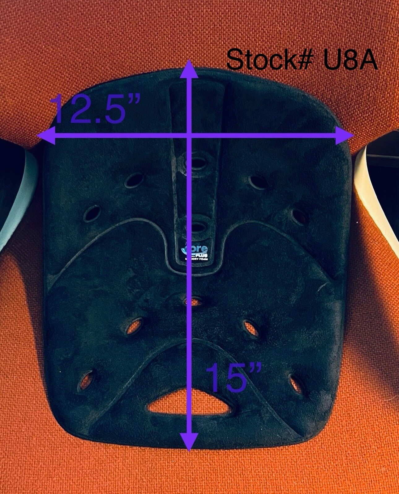 BackJoy Core Traction Plus Memory Form Posture Support Cushion