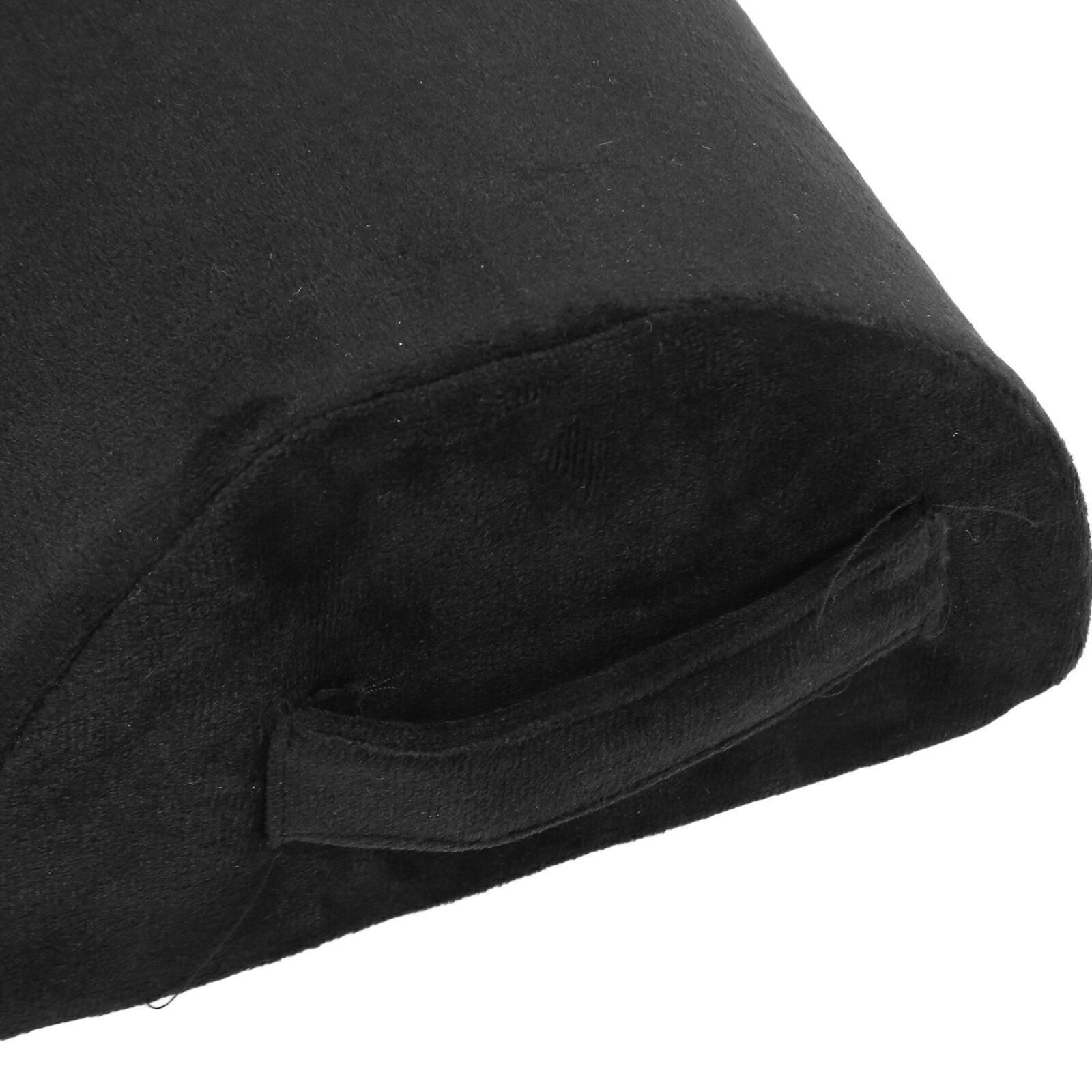 Half Moon Pillow Black Ankle Knee Neck Lumbar Support Cushion Elderly People